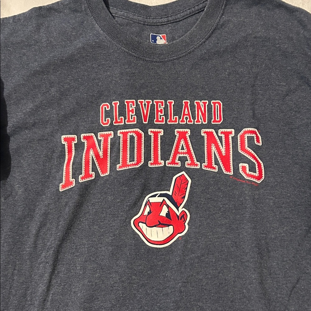 Genuine Merchandise Navy T-Shirt with Red and White Accents